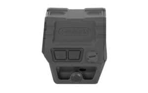 Holosun AEMS CORE X2 enclosed green 2 MOA dot rifle sight on Picatinny mount