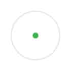 Holosun AEMS CORE X2 enclosed green 2 MOA dot rifle sight on Picatinny mount