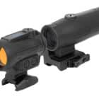 Holosun ARO-EVO SPR RD with HM3X magnifier combo kit in black with hard case