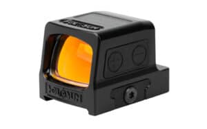 Holosun HE509T-X2-GD enclosed gold-dot reflex sight with titanium body