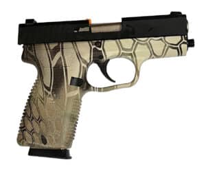 Kahr CW9 9mm Kryptek frame pistol left profile