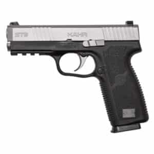 Kahr Arms ST9 9mm pistol black polymer frame stainless slide with accessory rail