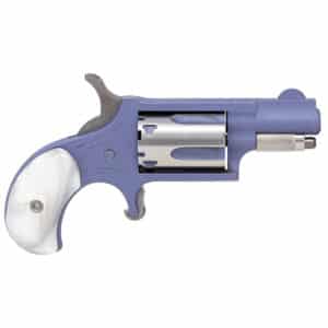 North American Arms NAA 22LR Orchid revolver .22 LR 1.13-inch barrel white pearl grips