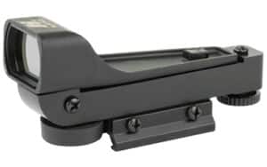 NCSTAR red dot reflex sight with Weaver base, 3 MOA, 24mm objective, black