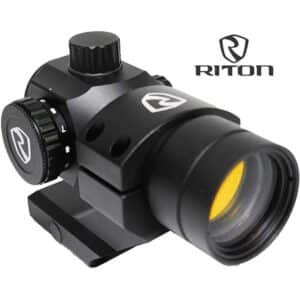Riton X1 Tactix RRD red dot sight, 2 MOA, black anodized finish