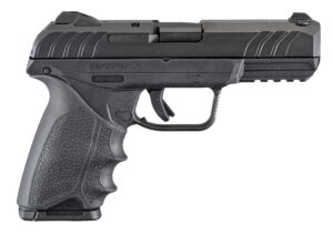 Ruger Security-9 9mm 4-inch blued slide with Hogue Beavertail HandALL grip