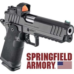 Springfield Armory 1911 Prodigy 9mm 5in black Cerakote with HEX Dragonfly red dot