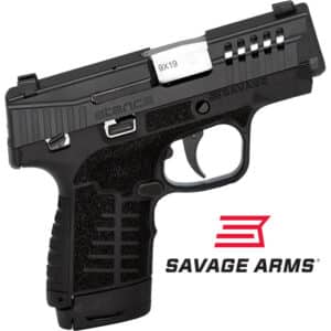 Savage Stance 9MM 3.2 inch barrel pistol in black with TRUGLO night sights