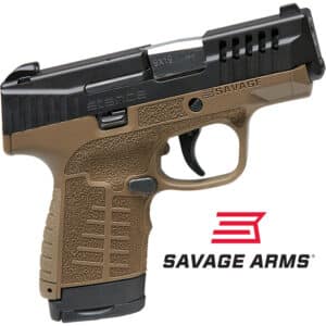 Savage Stance 9MM 3.2 inch barrel black slide flat dark earth frame