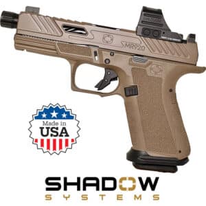 Shadow Systems MR920 Elite 9mm pistol Flat Dark Earth threaded barrel Holosun-ready