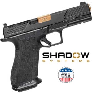 Shadow Systems DR920 Combat 9mm pistol optic-cut bronze barrel black slide