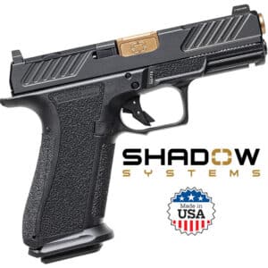Shadow Systems XR920 Combat Slide 9MM 4 inch barrel black night sights bronze bar