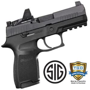 Sig Sauer 320 Compact 9mm 3.9-inch black with night sight and Romeo 1 Pro optic