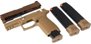 SIG CAL-X kit P320-M18 9mm Coyote with 3.9 in slide and magazines