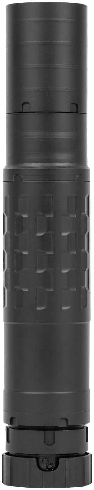 SilencerCo Hybrid 46M SU5107 multi-caliber suppressor in black, 1.57 in diameter