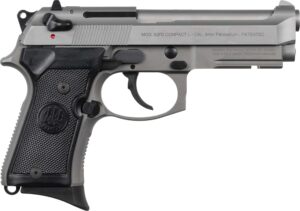 Beretta BTA M9A1 COM INOX 9mm stainless steel 13rd pistol left-side view