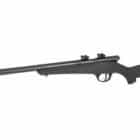 Savage Rascal FV-SR .22 LR single-shot bolt rifle with black synthetic stock and threaded heavy barrel