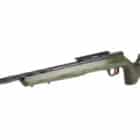 Savage B22 Timber Tactical .22 LR rifle with 18 inch spiral-fluted threaded barrel and OD green laminate stock