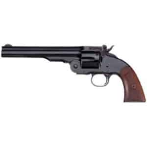Taylors and Company Second Model Schofield .45 Long Colt 7-inch blued revolver with walnut grips