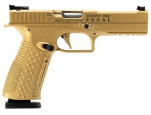Arsenal Firearms APF Strike 1 Ergal 9mm gold 5-inch barrel pistol