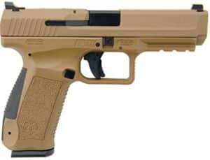 CANIK TP9SA MOD.2 FDE 9mm pistol with two 18-round magazines