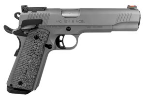 EAA MC1911 Match 9 MM 5-inch stainless pistol with G10 grips and adjustable sights