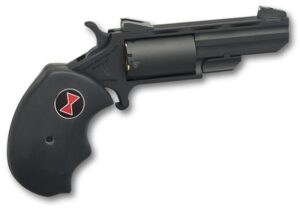North American Arms Black Widow 2-inch .22 LR/.22 Magnum mini revolver with black PVD finish