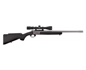 Turner Fabrications Outfitter G3 .45-70 22 inch stainless Cerakote rifle with black synthetic stock and mounted 3-9x40 scope