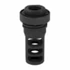 Yankee Hill YHM-5M2-QD QD muzzle brake black steel with 1/2-28 threads