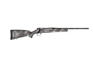 Weatherby Mark V Capra .308 Win rifle 17-inch fluted threaded barrel Graphite Black Cerakote Peak 44 stock