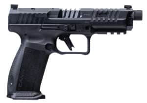 Canik METE SFT Pro 9mm pistol, 5-inch threaded barrel, matte black, optic-ready