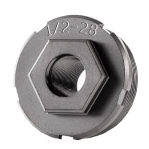 Dead Air HUB direct thread mount LT301 1/2-28 QPQ black nitride