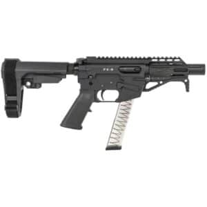 Freedom Ordnance FX-9 9mm pistol 4 inch barrel SBA3 black