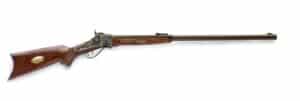Pedersoli 1874 Sharps Old West .45-70 30" maple rifle, side view