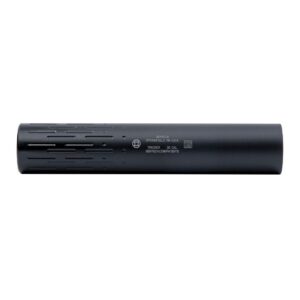 Gemtech Tracker .30 Cal suppressor in black with 5/8-24 thread, 11.3 oz