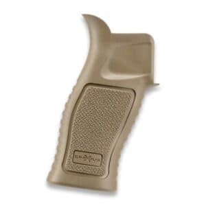 FAB Defense Gradus X AR-15 reduced angle pistol grip in tan with 15-degree profile
