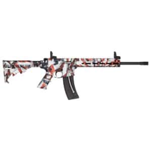 Smith & Wesson M&P15-22 Sport Flag .22 LR 16.5 inch rifle red white blue finish