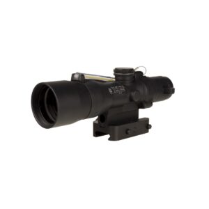 Trijicon Compact ACOG 3x30 illuminated amber crosshair rifle scope black