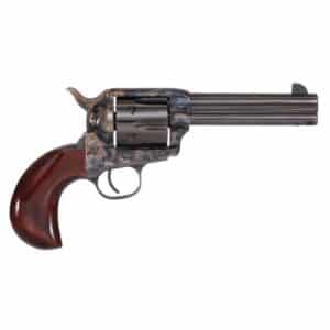 Taylors and Company 1873 Cattleman .357 Mag 4.75in blued barrel birdshead walnut grip