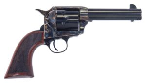 Taylors and Company Gunfighter Defender .357 Mag 4.75 inch revolver with walnut Army grip