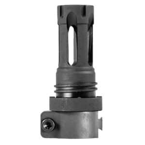 Yankee Hill Machine YHM-4302-M14-SA .30 Cal QD flash hider mount in black Melonite finish