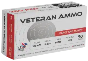 HYPERION VETERAN 380ACP 100GR FMJ 50RD/BX 20BX/CS