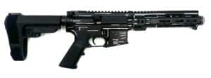 Zeus Arms Aether Darkside Stitch 5.56 pistol with 7.5 inch barrel and SBA3 brace