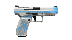 Canik METE SFT Malibu 9mm pistol with 4.46 BRL and 18-round magazine