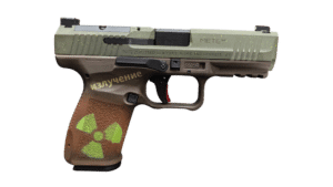 Canik METE SF Doomsday 9mm pistol with 4.19 inch barrel and 15-round magazine