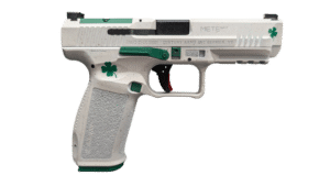 Canik METE SFT Lucky 9mm black semi-automatic pistol with 4.46 barrel