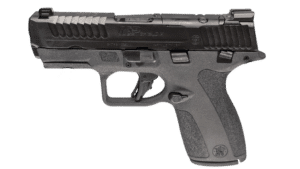 Smith & Wesson M&P 9 Shield X MS Liberty 250th 3.6-inch pistol with front night sight