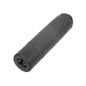 AAC M4-2000 suppressor, 6.05 inch length, Inconel construction, black finish