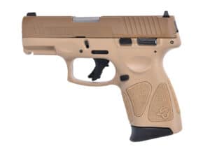 Taurus G3C 9mm tan coyote compact pistol with three magazines