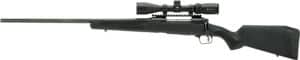 Savage 110 Apex Hunter XP left-hand .308 Win 20 inch bolt-action rifle with mounted Vortex Crossfire II scope